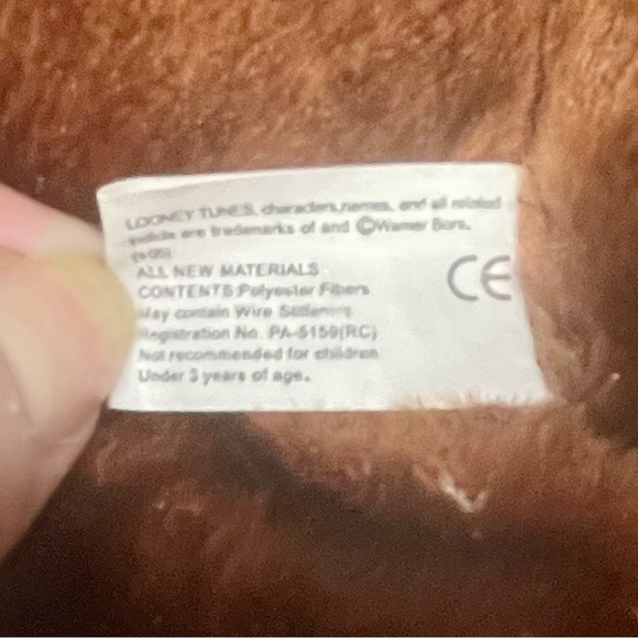 Tasmanian Devil Plush - 24” Tall Six Flags Looney Tunes Prize. Vintage, Rare. - Picture 9 of 15